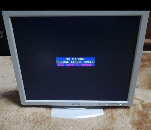 富士通カラー液晶ディスプレ-テレワークを快適にノートPCにサブディスプレイを