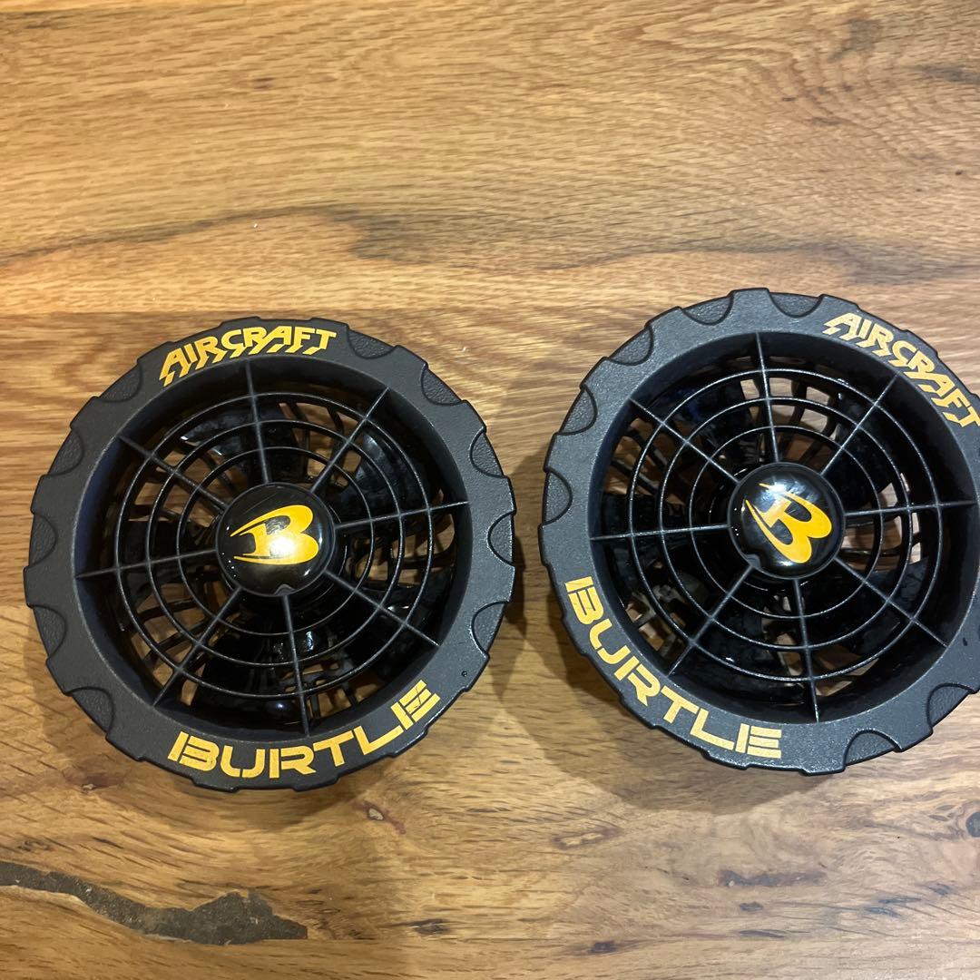 BURTLEファン 2個 黒 バッテリー付き！値下げ交渉可能⭕️