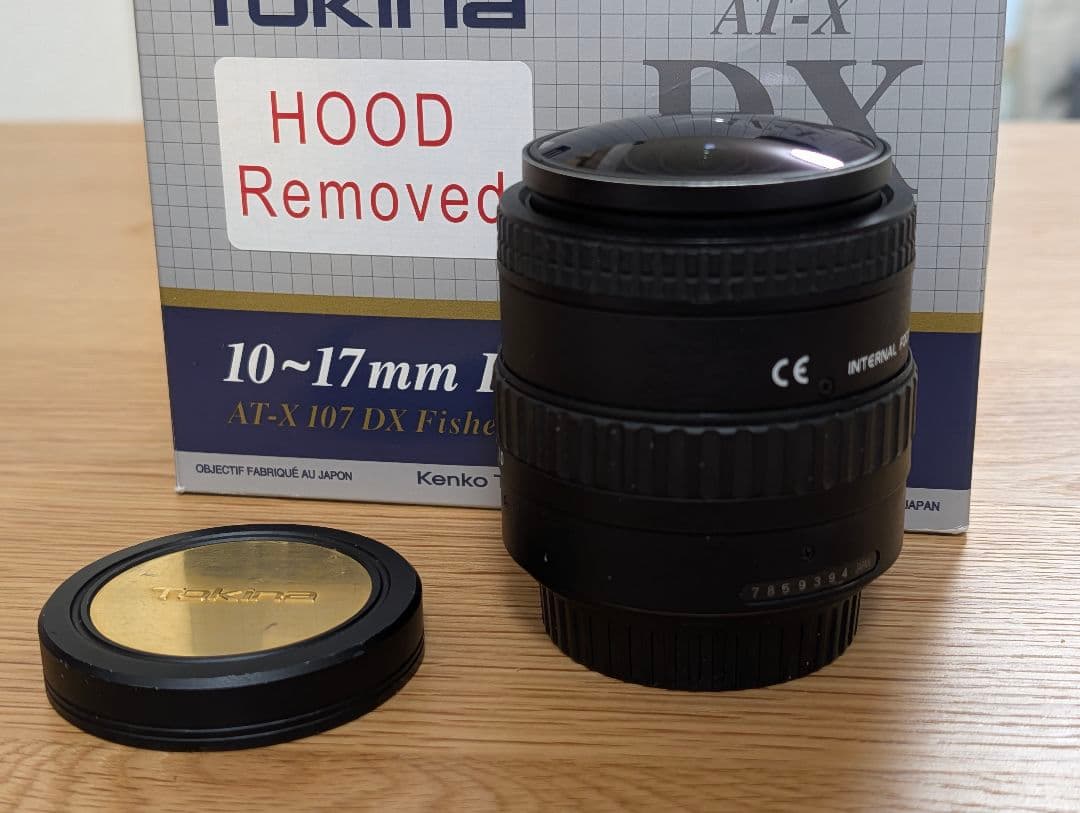 Tokina AT-X 10-17mm DX Fisheye CANONフード無