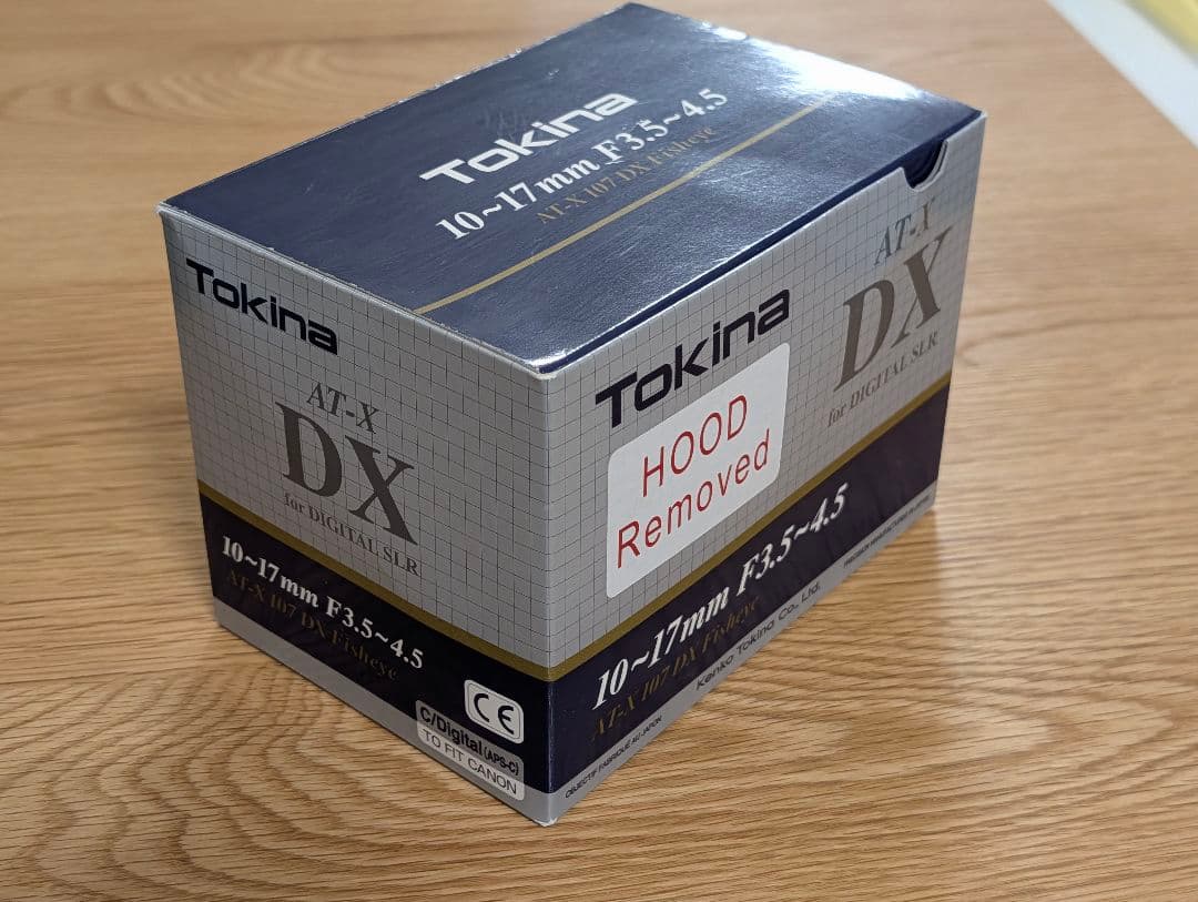 Tokina AT-X 10-17mm DX Fisheye CANONフード無