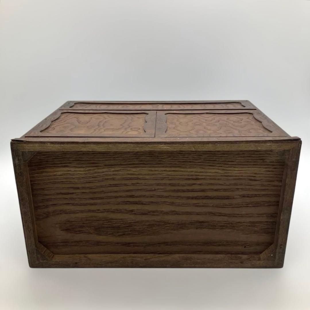アンティーク 無精箱 木箱 小物入れ 棚物 小箱 蔵出し 時代物 骨董