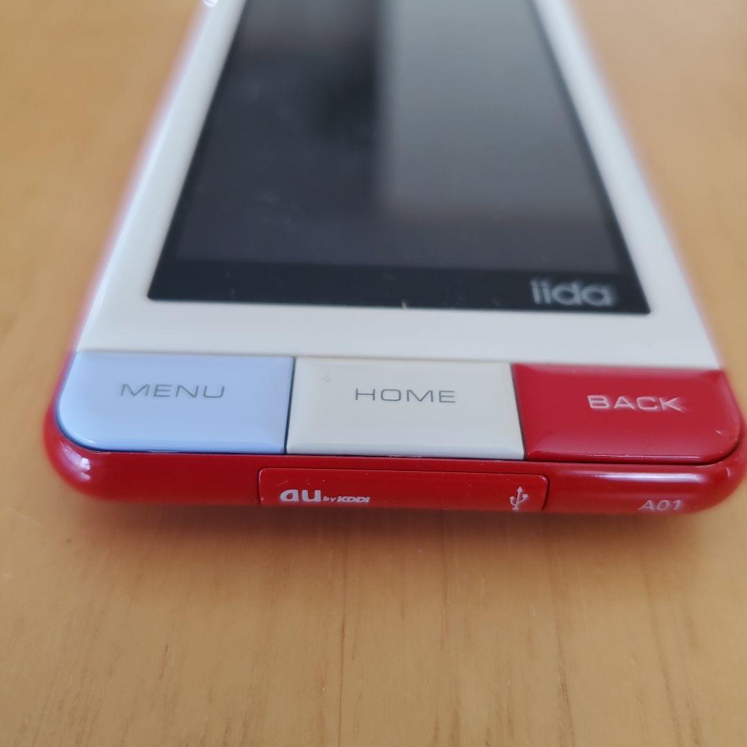 au KDDI INFOBAR ニシキゴイ赤