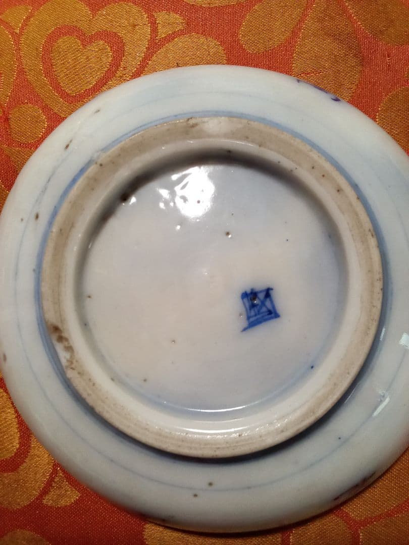 古伊万里染付　小皿