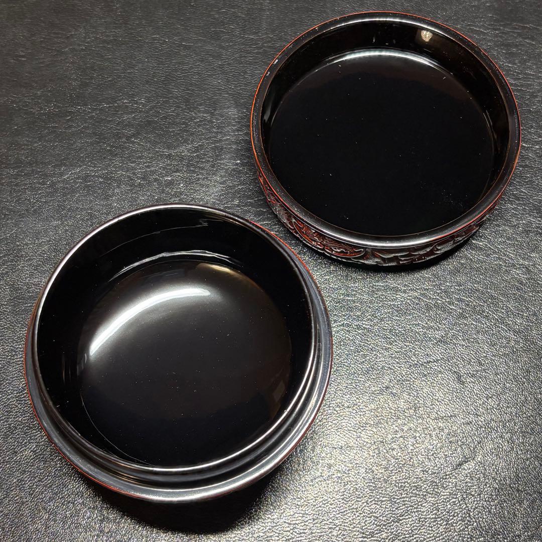 ★茶道具！堆溜 平棗！伝統工芸士『三野原 晃一』作！共箱/共布/栞/紙箱付★