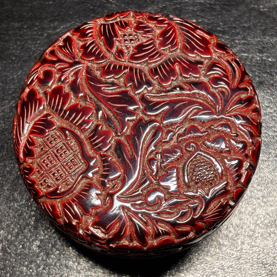 ★茶道具！堆溜 平棗！伝統工芸士『三野原 晃一』作！共箱/共布/栞/紙箱付★