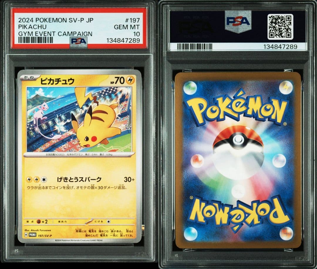 ※【PSA連番】 ピカチュウ げきとうスパーク　　ジムプロモ