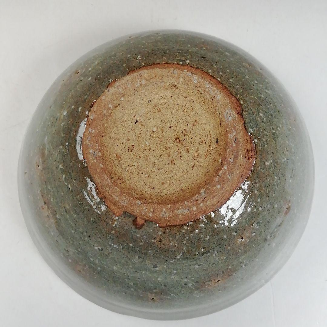 Ｗ２５１　茶碗　『萩焼』『刷毛目　平茶碗』『大山博人 作』　共箱　抹茶碗　茶道具