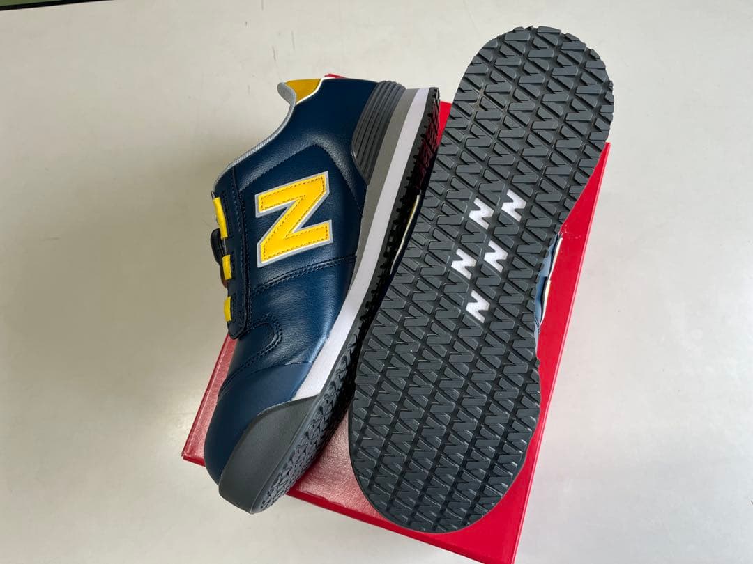 New Balance BS-445 ネイビー/イエロー 26.5 EEE
