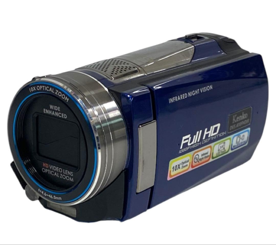 美品　ケンコー　ビデオカメラ　DVS A10FHDIR　25コ401