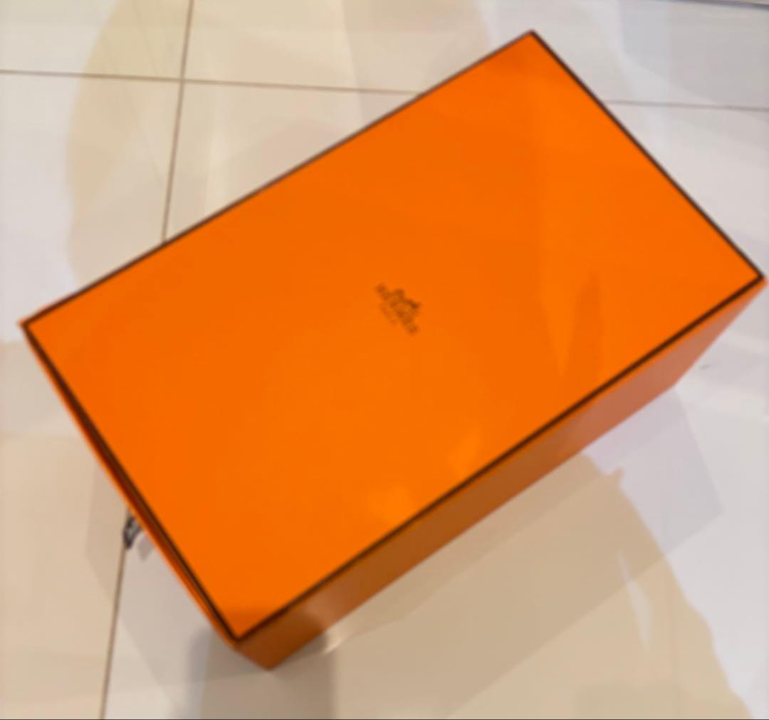 HERMES オレンジボックス セット　エルメスの箱9個シャネル箱大1個
