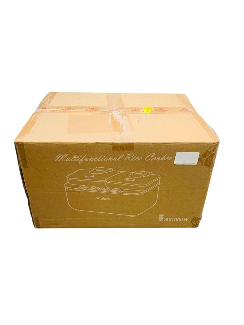 【開封済・未使用】Shelddi 炊飯器 ダブルインナー SDC-060-W