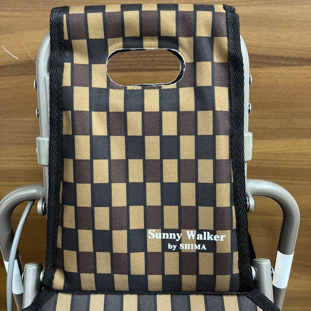 サニーウォーカー AW-Ⅲ ブラウン　シルバーカート 手押し車　美品