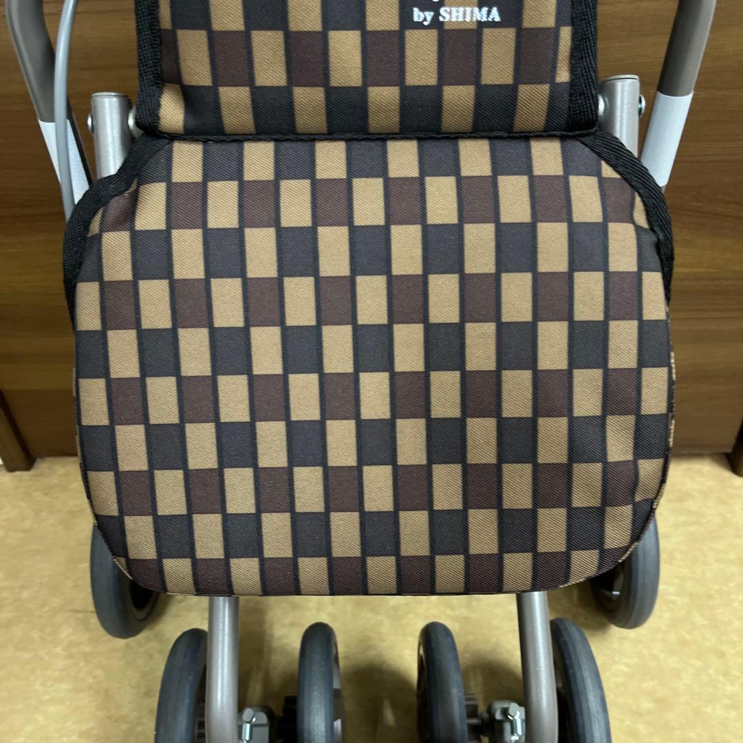 サニーウォーカー AW-Ⅲ ブラウン　シルバーカート 手押し車　美品