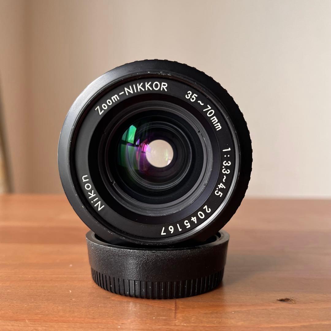【美品・完動品】Nikon FE ブラック& 35-70 純正ズームレンズセット