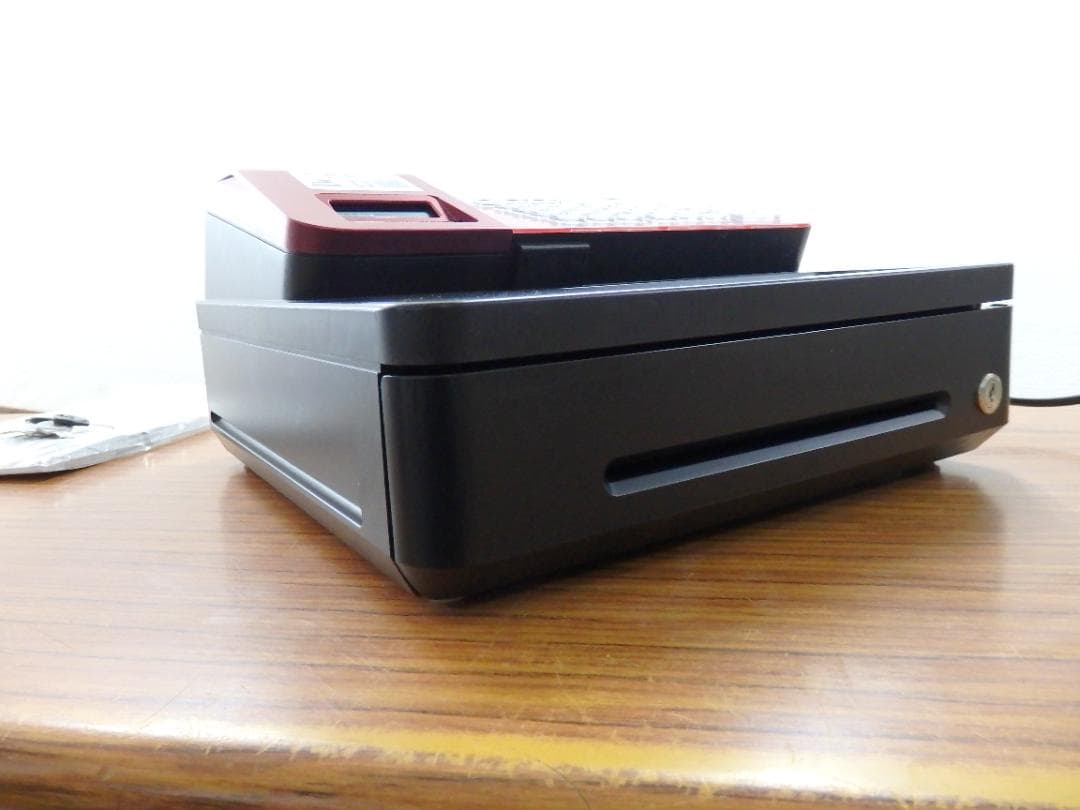 1230 店名設定無料 希少レッド カシオ SR-S200-RD レジスター