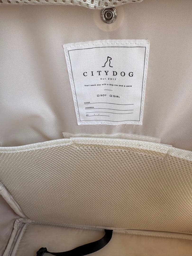 City dog Lサイズ 犬リュック ペットキャリーケース キャリーバック
