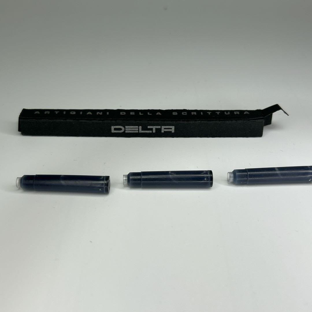 未使用品☆DELTA 万年筆 Orobiancoコラボ ブラック 箱付