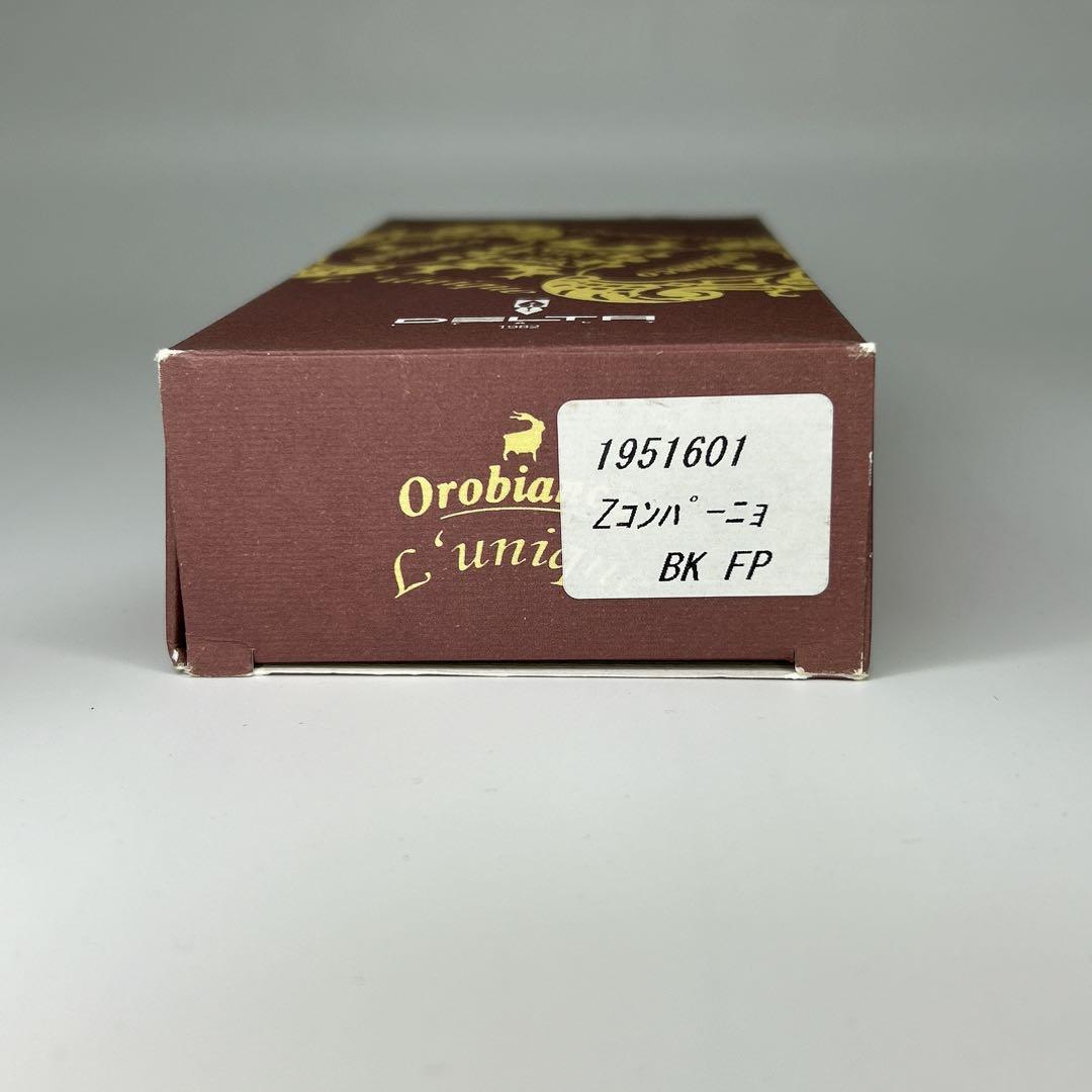未使用品☆DELTA 万年筆 Orobiancoコラボ ブラック 箱付