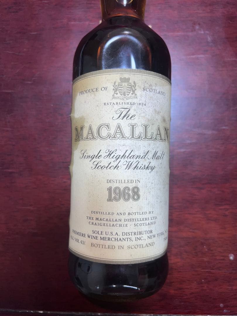 The Macallan 1968 シングルモルトウイスキー