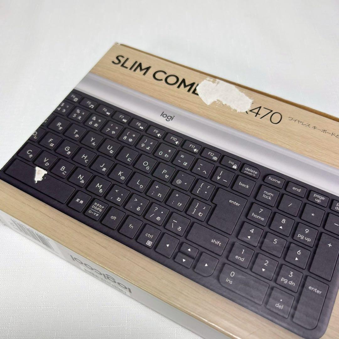Logicool 静音 ワイヤレスマウス キーボード セット MK470GR