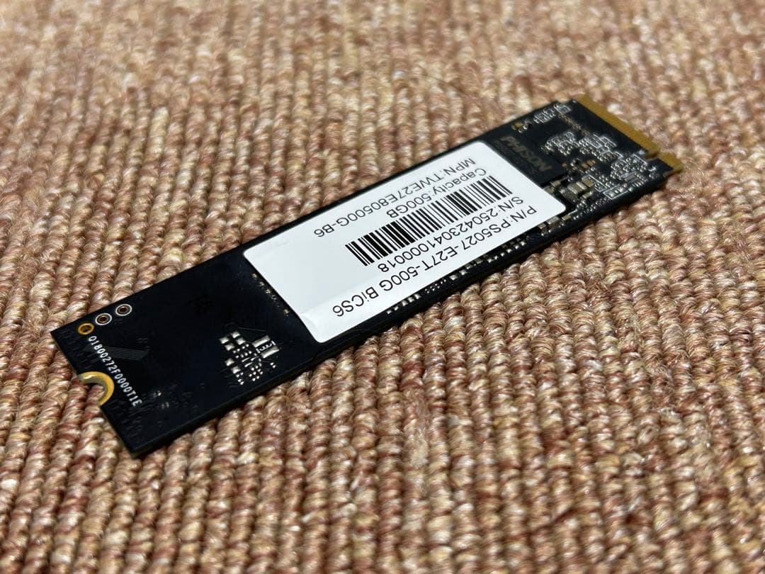 m.2 SSD 高速 Gen4 PS5027-E27T-500G ゲーミング