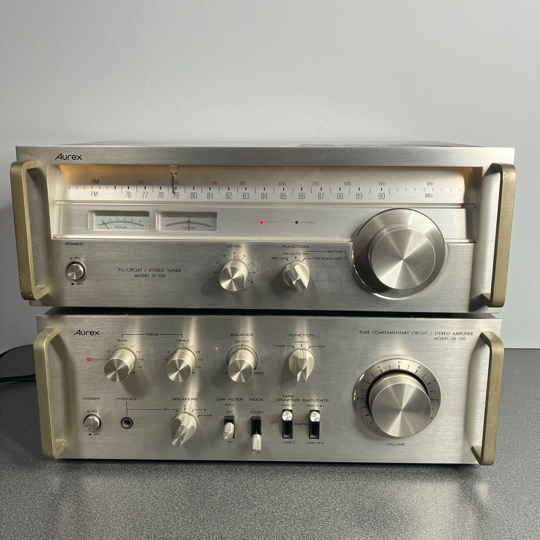 Aurex ST-320 SB-320 アンプ チューナー 東芝