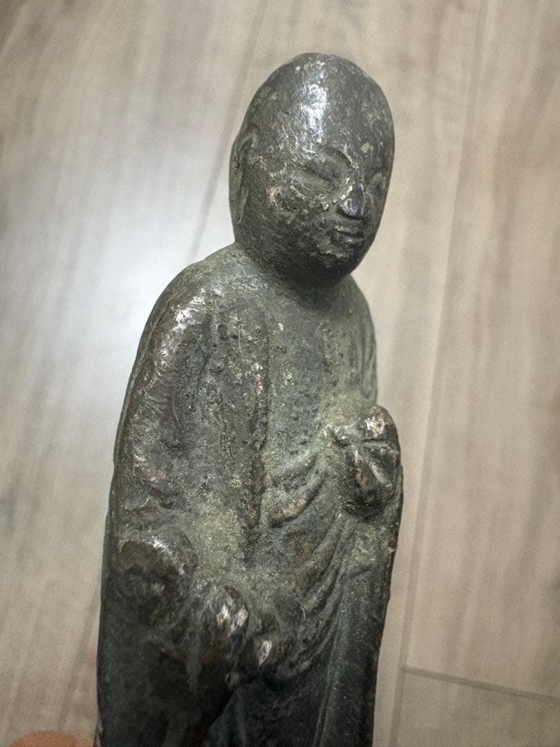 古仏像 　古董 古銅地蔵菩薩仏像