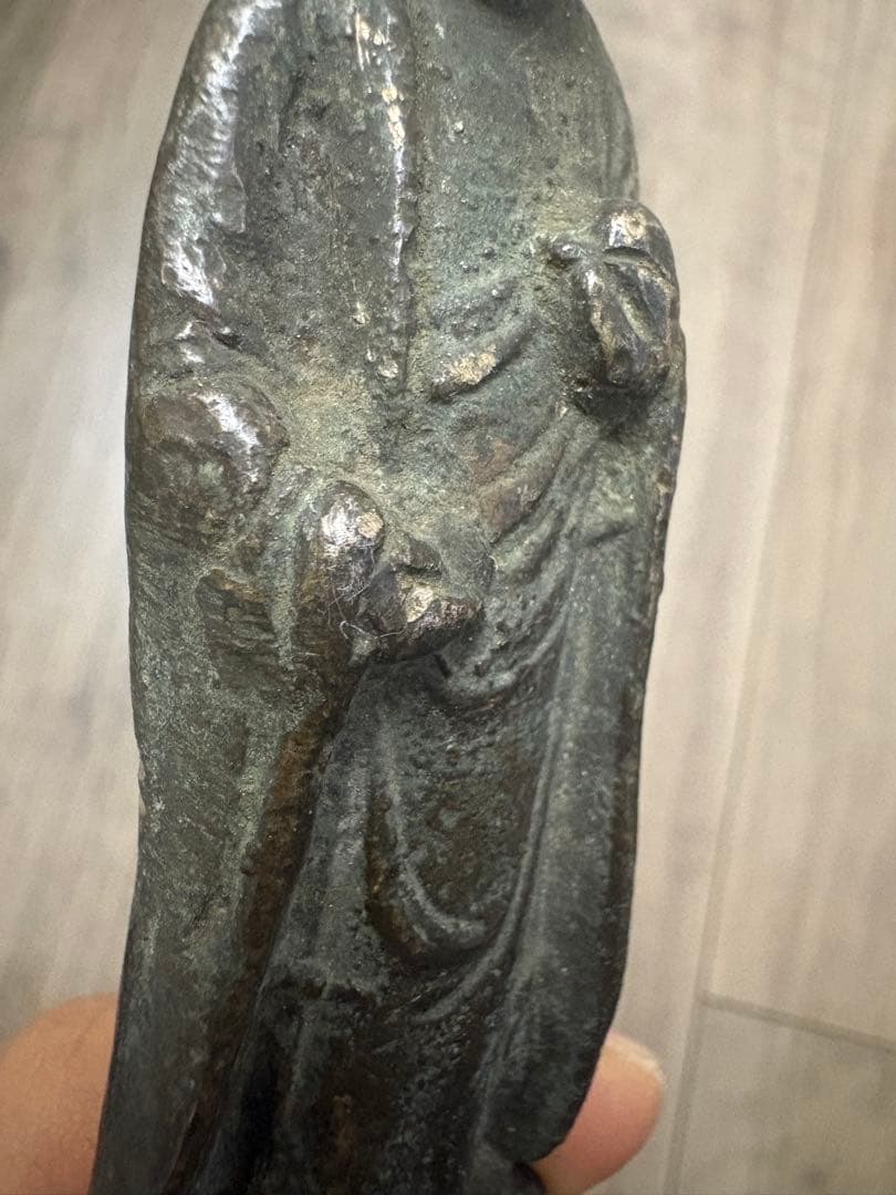 古仏像 　古董 古銅地蔵菩薩仏像