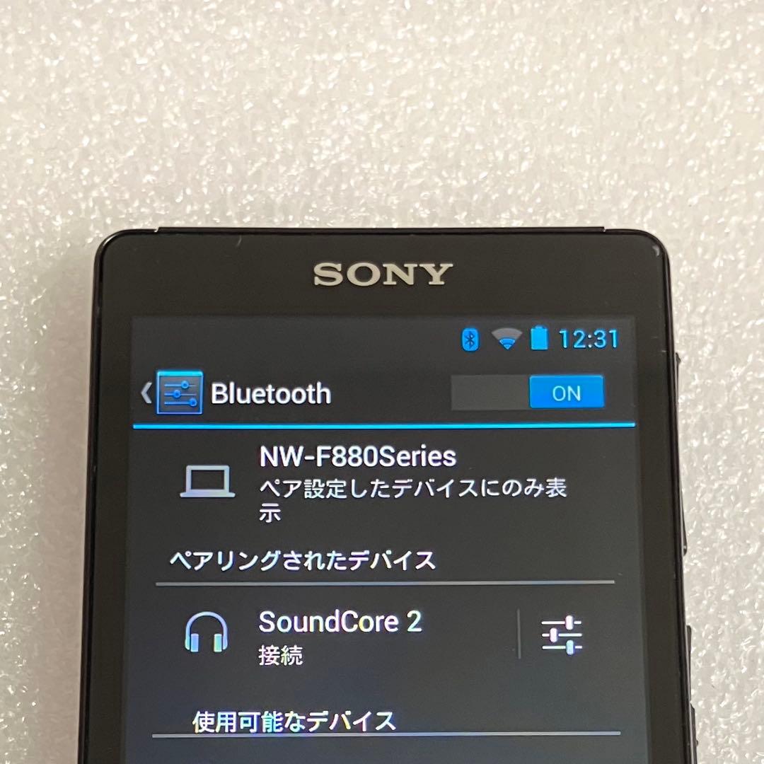 【バッテリ良好】SONY ウォークマン　NW-F885 16GB くろ　3357