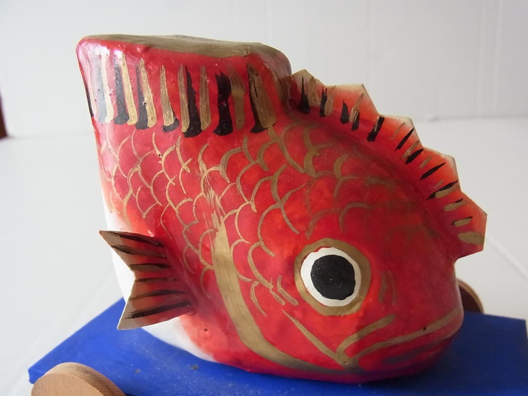 浜松張子『鯛車』／フォークアート 郷土玩具 民藝