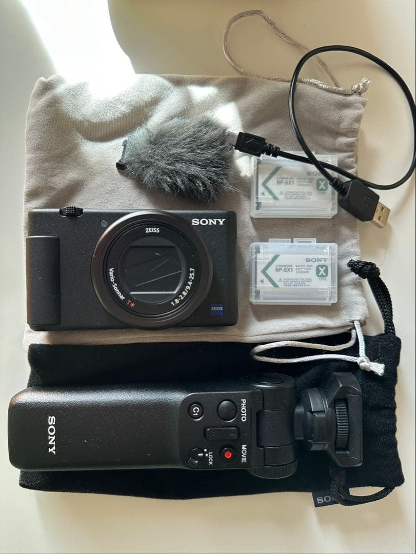 SONY VLOGCAM ZV-1 UP:ME シューティンググリップキット