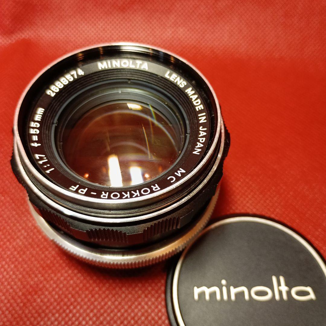 MINOLTA XG-S フィルムカメラ 50mm F1.7付き