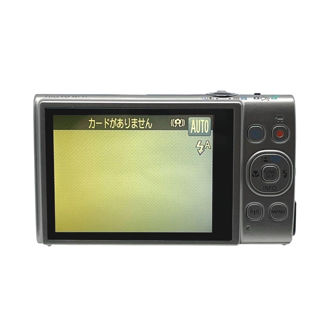 美品 Canon IXY 650 シルバー デジカメ Wi-Fi対応 充電器付