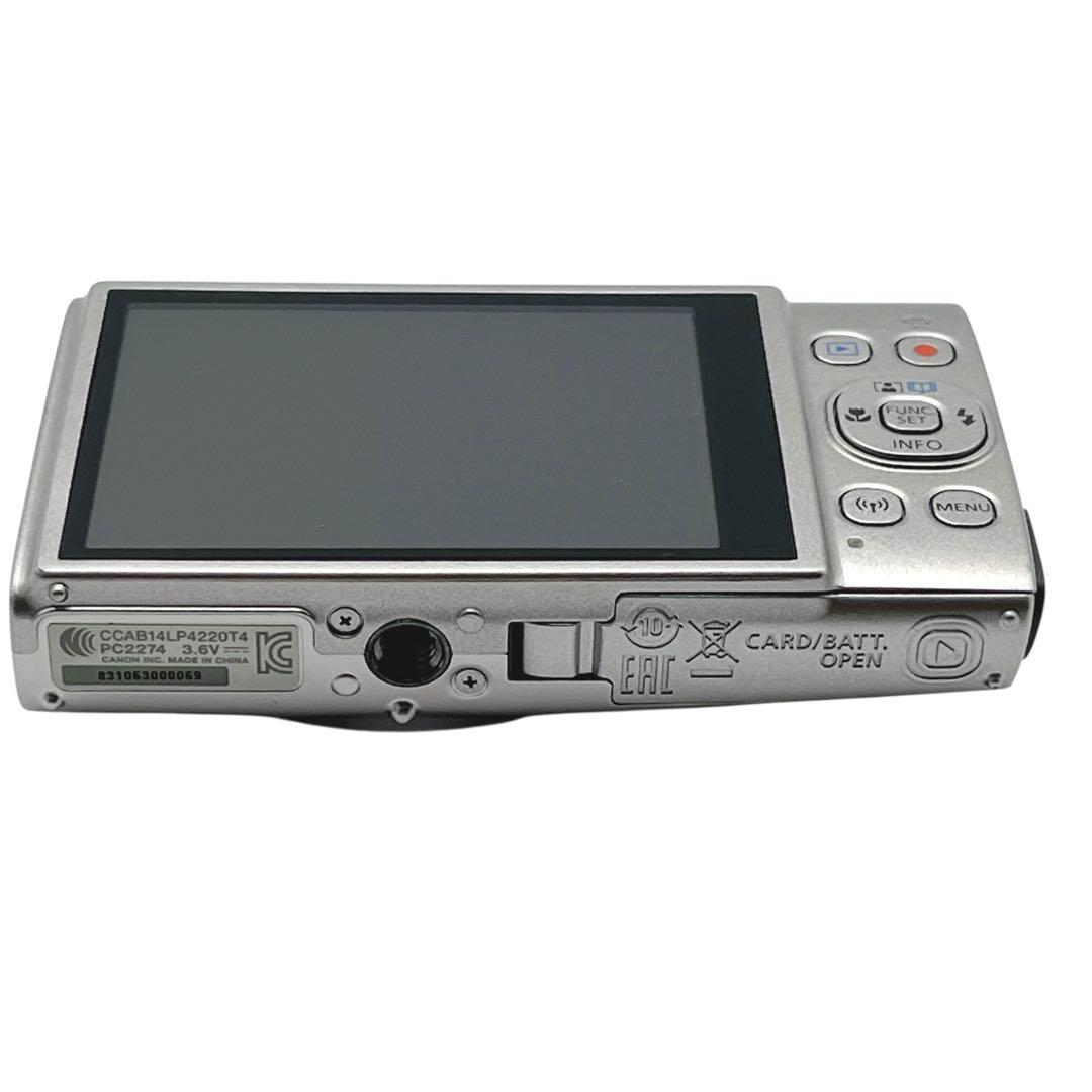 美品 Canon IXY 650 シルバー デジカメ Wi-Fi対応 充電器付