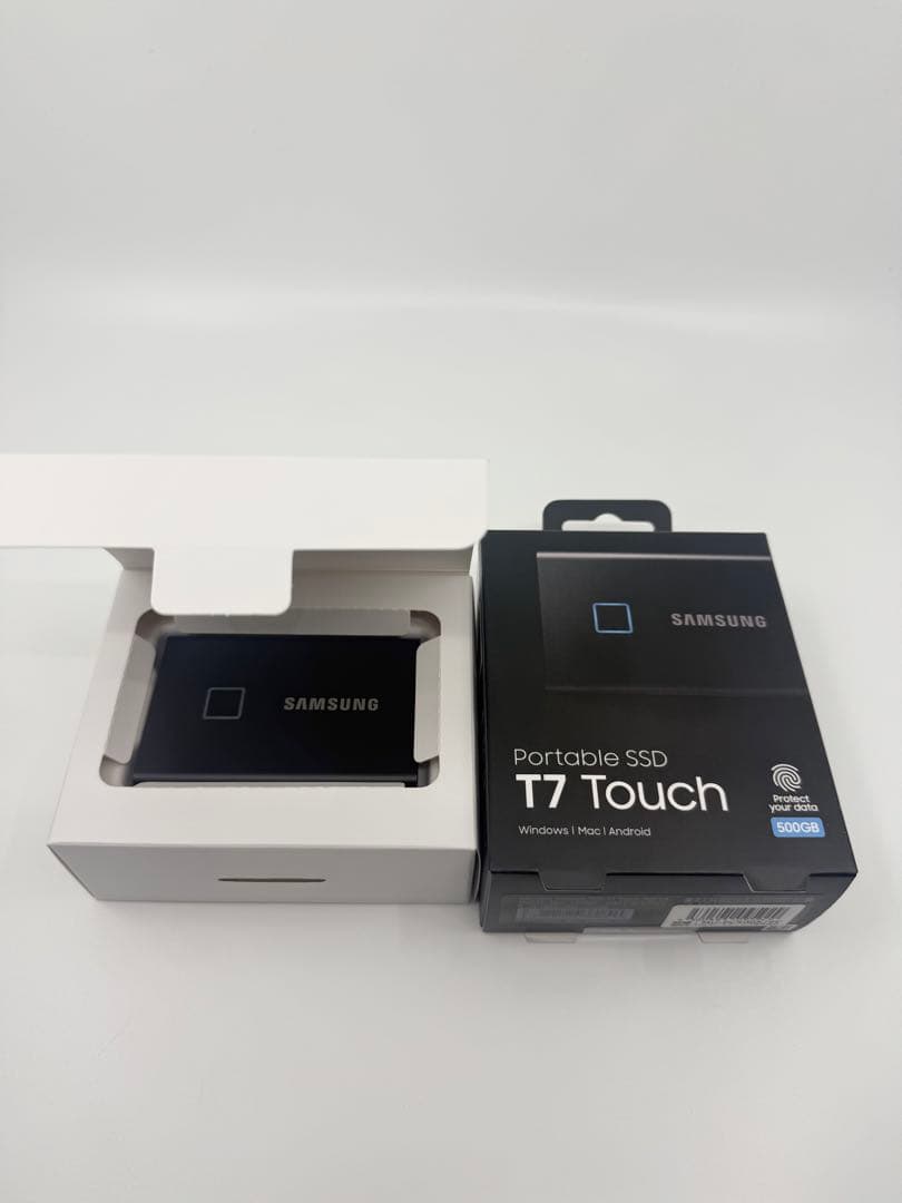 Samsung T7 Touch 500GB 指紋認証 USB3.2 Gen2