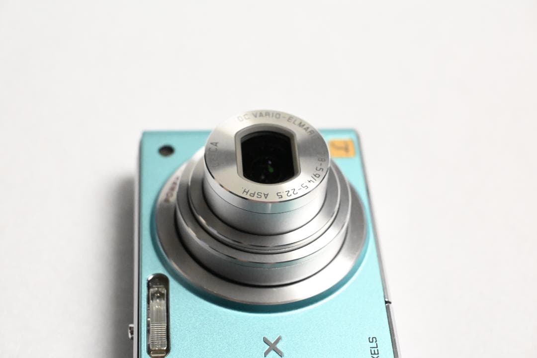 美品：LUMIX DMC-FX66 フローラルブルー：レトロデジカメ