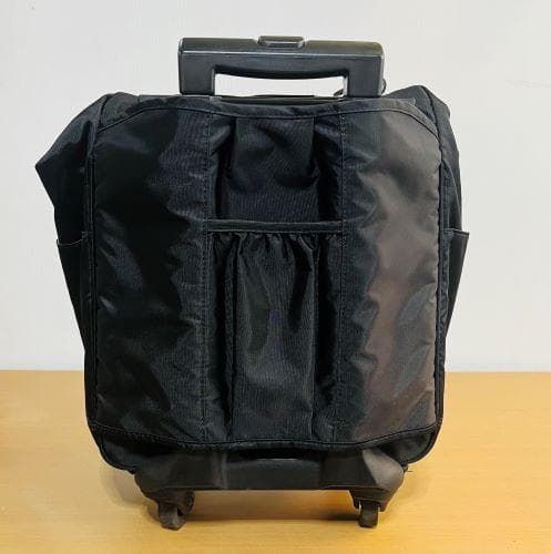 J【中古品】ACE キャリーカート トローリーバッグ 4輪で移動もスムーズ