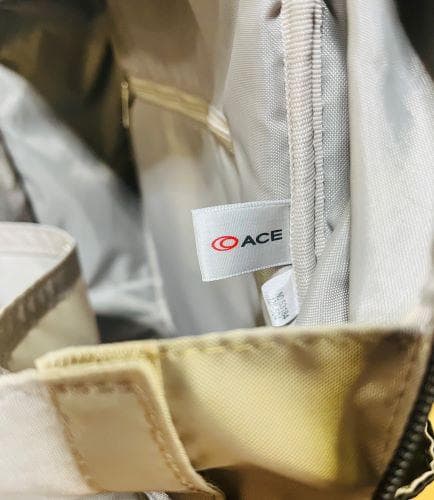 J【中古品】ACE キャリーカート トローリーバッグ 4輪で移動もスムーズ