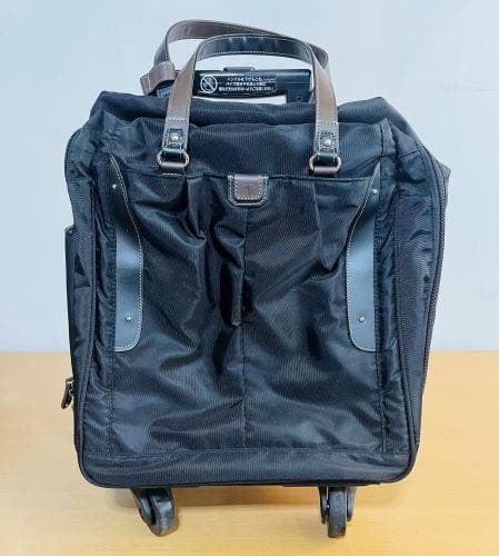 J【中古品】ACE キャリーカート トローリーバッグ 4輪で移動もスムーズ