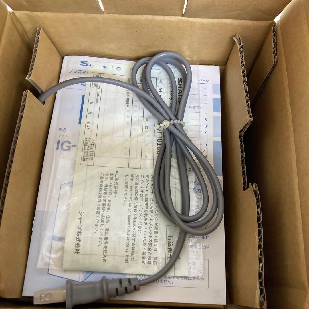 f313-27 SHARP プラズマクラスターイオン発生機 IG-A100-W