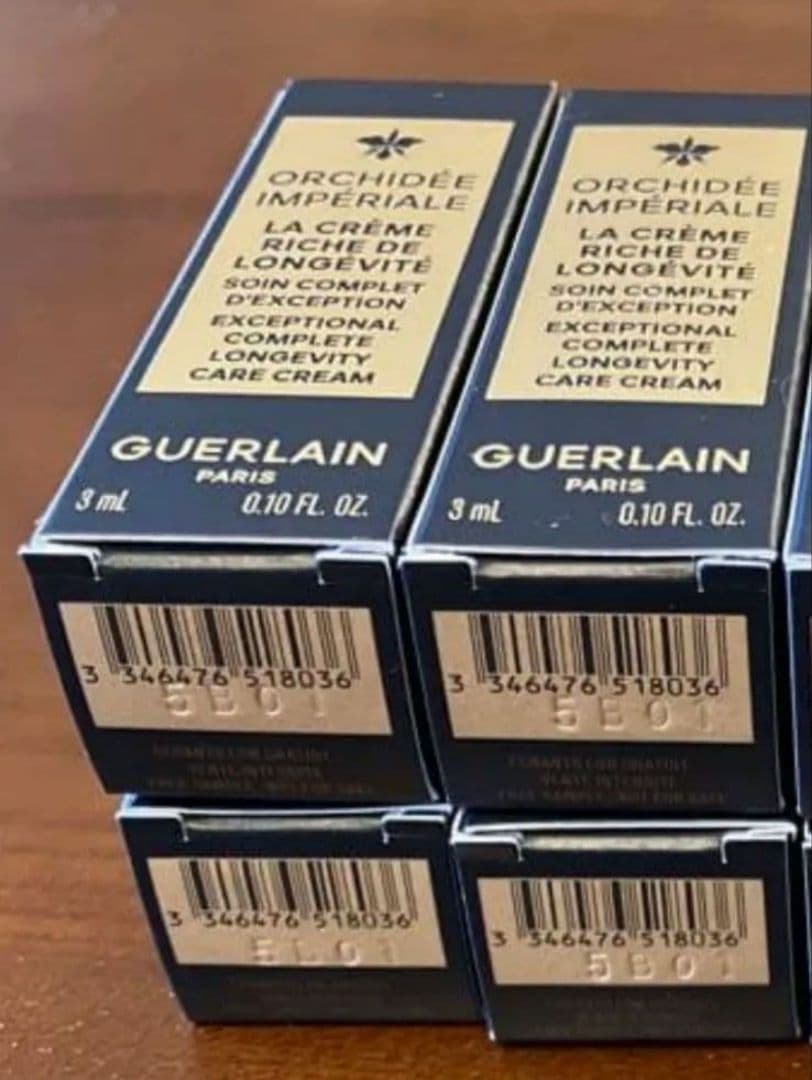 【未使用】ゲラン オーキデ　ザ ロンジェビティ　リッチクリーム 3ml　6本