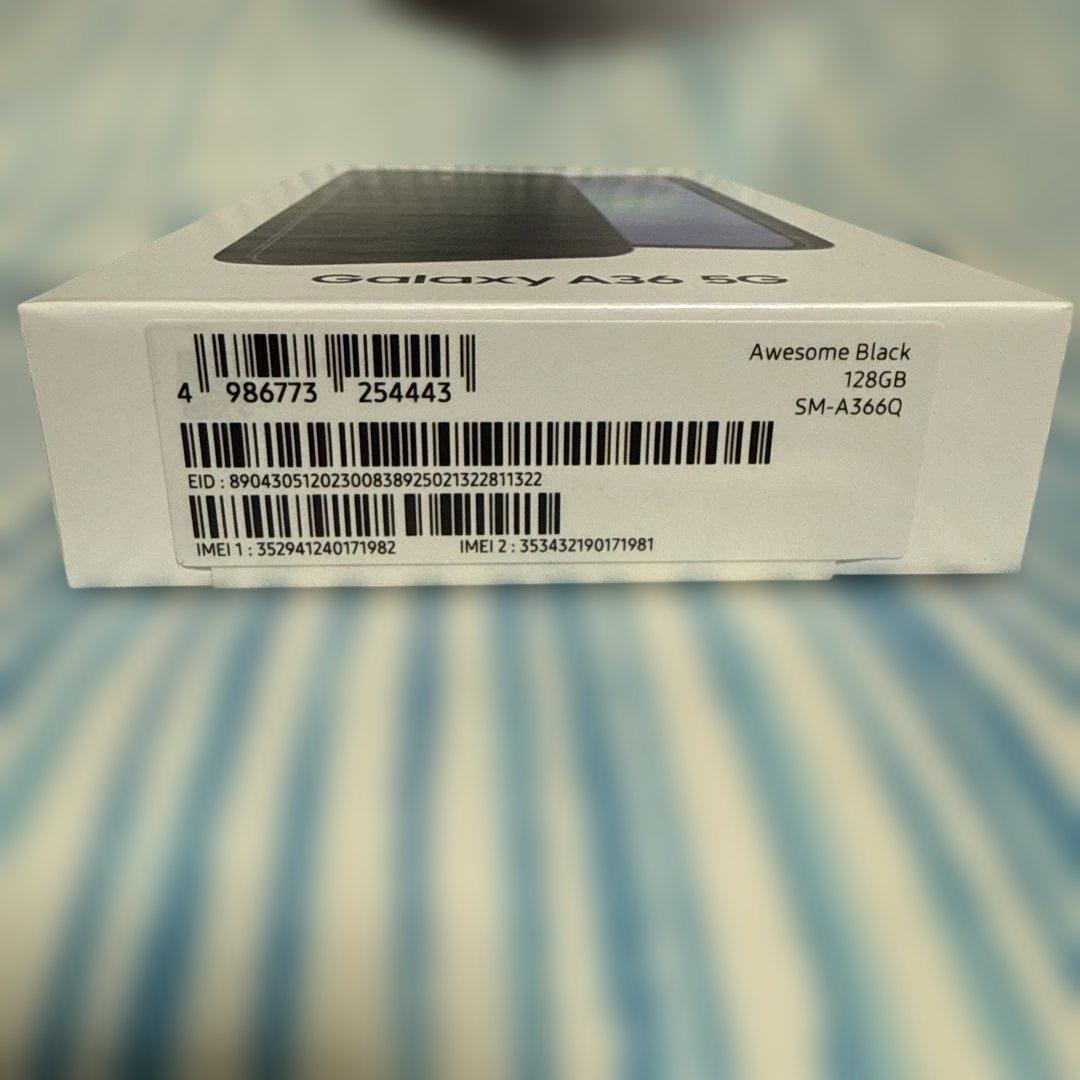 Galaxy A36 5G 128GBブラックSamsung 新品