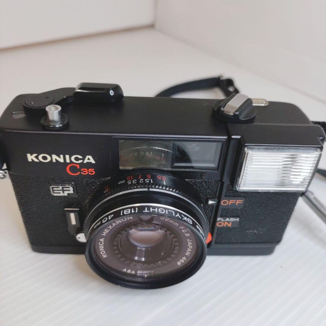 ​【完動品】名機 Konica C35 EF ピッカリコニカ フィルムカメラ