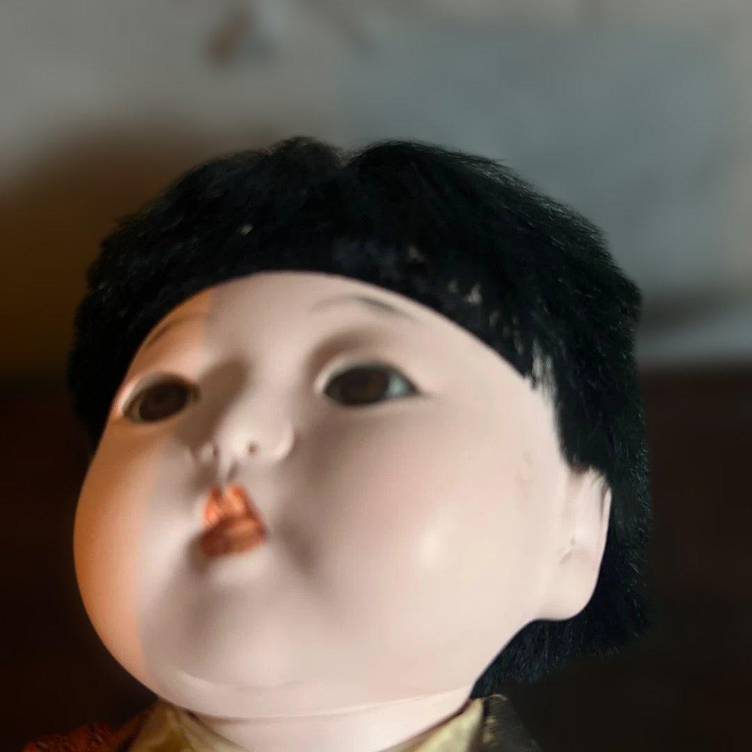 大幅お値下げ‼️陶器製日本人形 和服