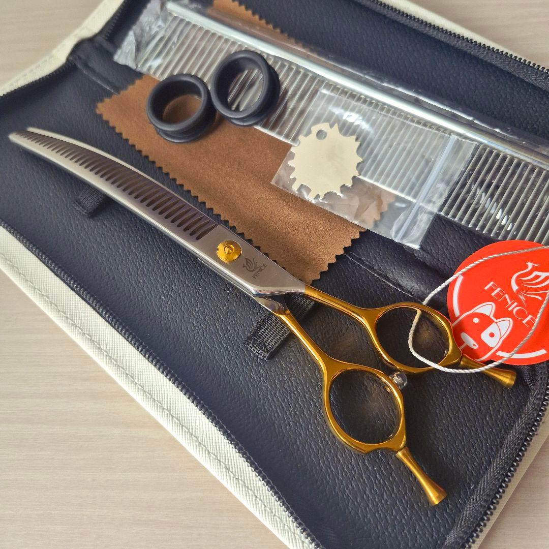 【売約済】新品★フェニーチェ カーブセニングシザー 7.5in トリミングシザー