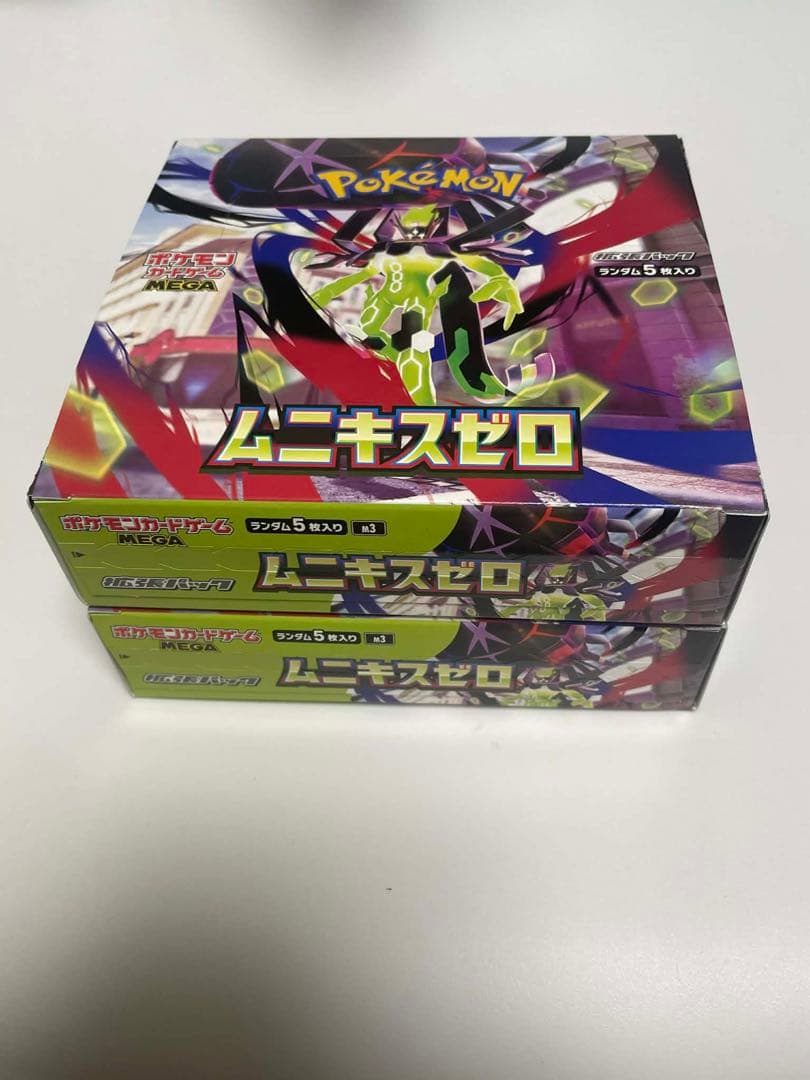 ポケモンカード ムニキスゼロ 2box シュリンクなし ペリペリあり