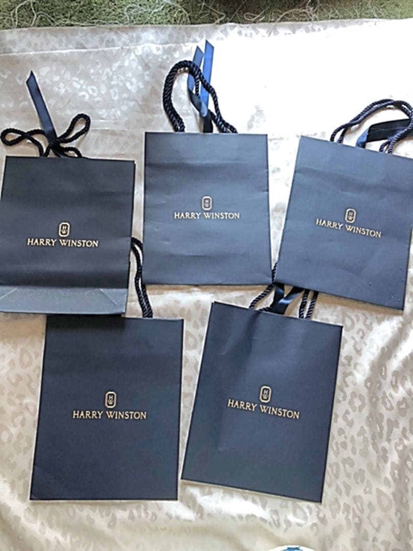 【5枚セット】HARRY WINSTON 紙袋 ショップ袋