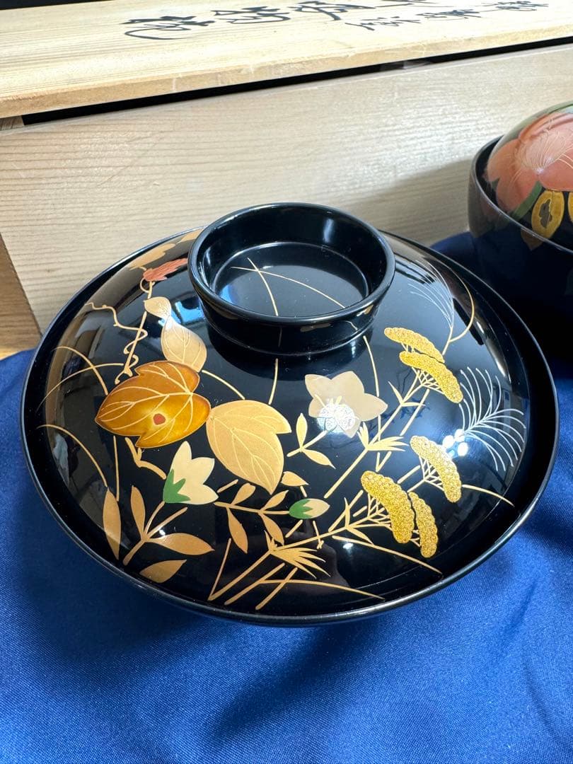601御汁椀　吸物椀　ペア　木箱