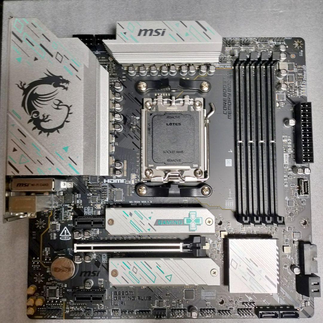 Crucial DDR5-4800 16GB×2 ＋ B650Mジャンクマザー