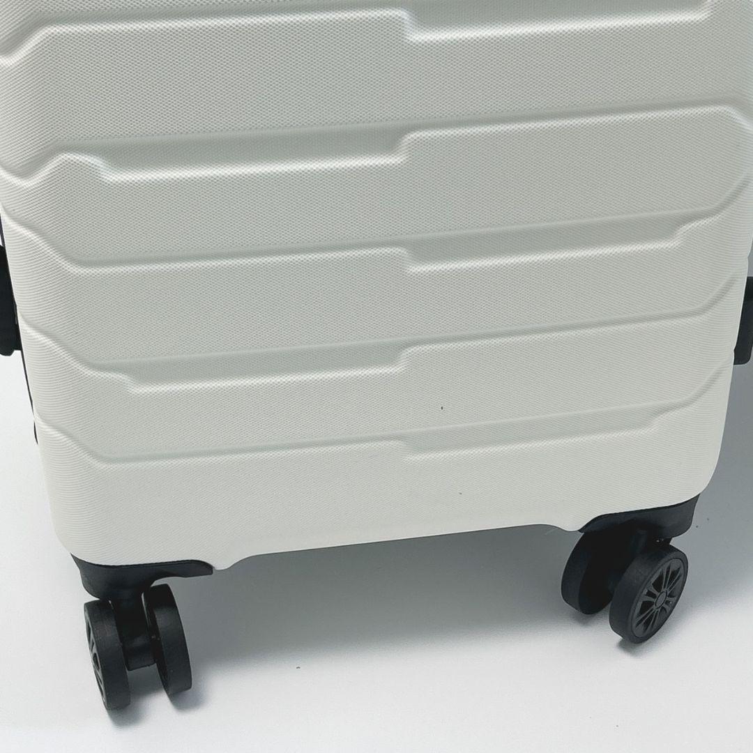 スーツケース Sサイズ ホワイト ✦ 機内持ち込み キャリーケース TSA